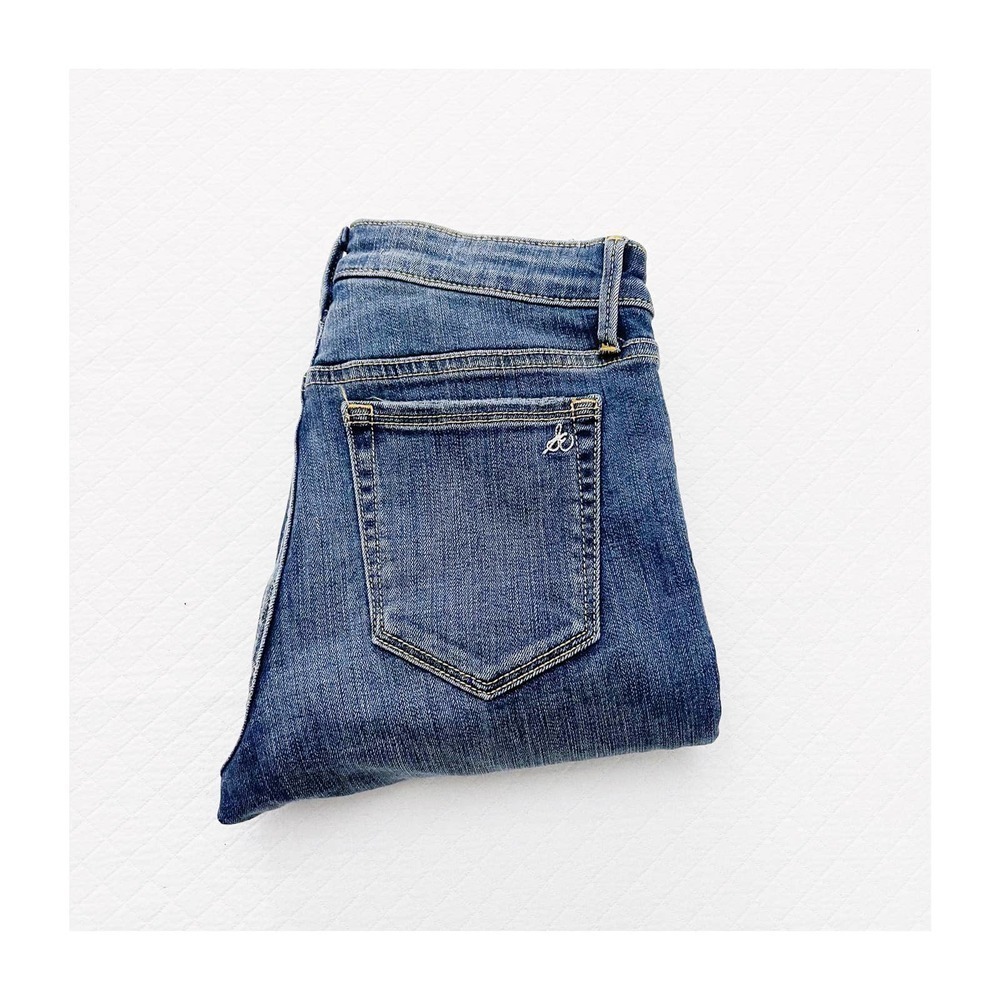 Sam Edelman The Kitten Mid Rise Skinny Crop Denim Jeans SZ25